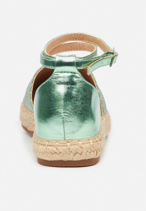Butterfly Feet - Karla 2 espadrille - green