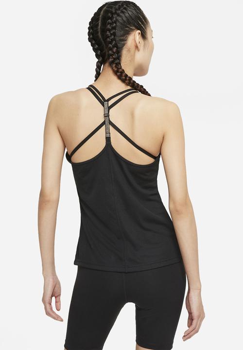 Nike - W Nike femme elastika tank su - black & gold