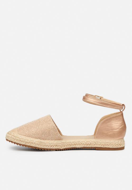 Butterfly Feet - Karla 2 espadrille - rose gold