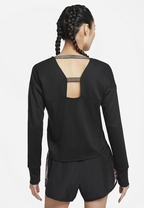 Nike - W Nike midlayer femme - black & gold