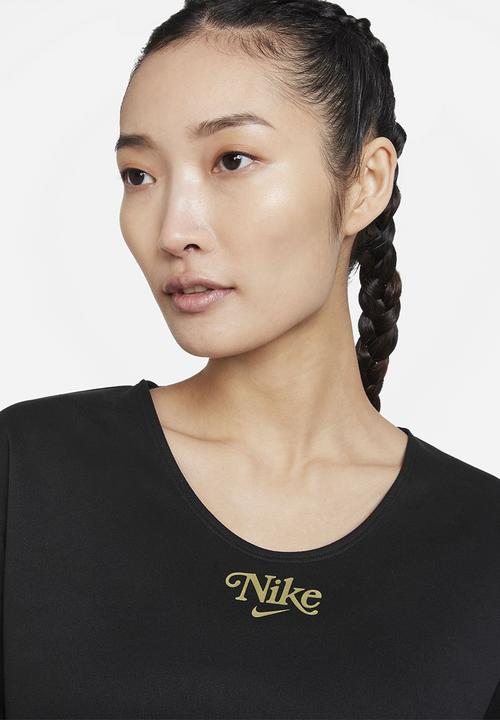 Nike - W Nike midlayer femme - black & gold
