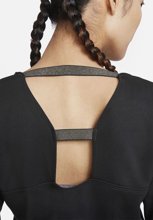 Nike - W Nike midlayer femme - black & gold