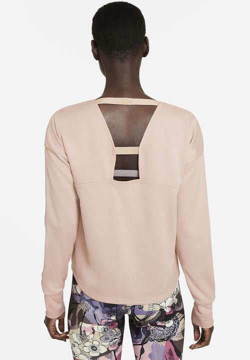 Nike - Nike midlayer femme - pink oxford & metallic gold
