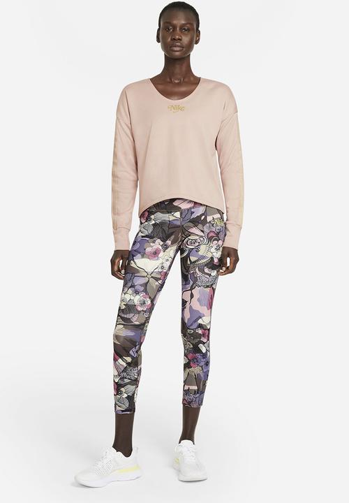Nike - Nike midlayer femme - pink oxford & metallic gold
