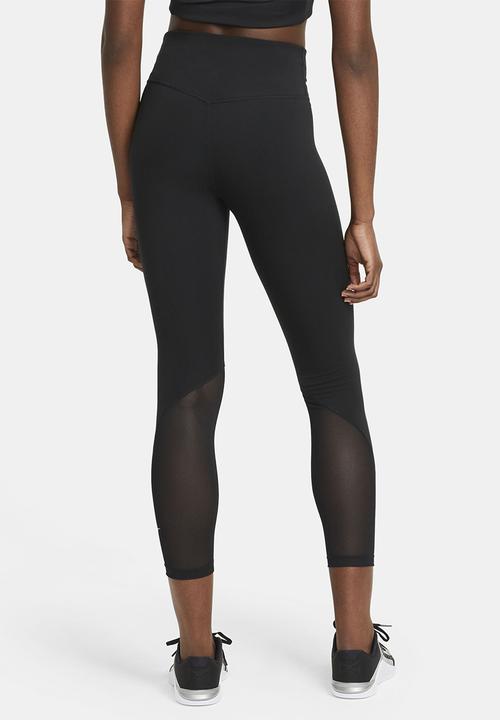 Nike - W Nike one df mr 7/8 tight - black & white