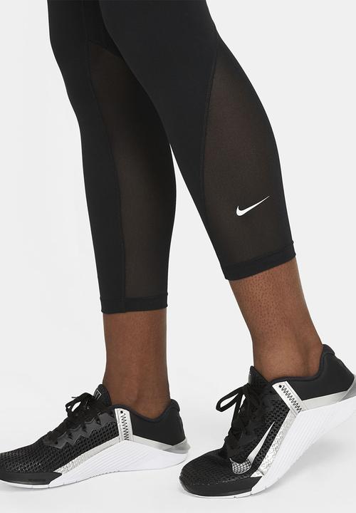 Nike - W Nike one df mr 7/8 tight - black & white