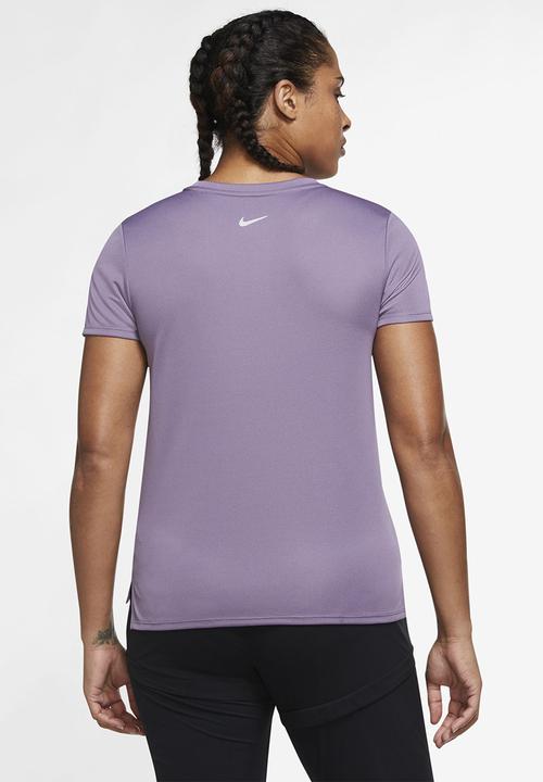 Nike - Nike df swsh run top short sleeve - violet