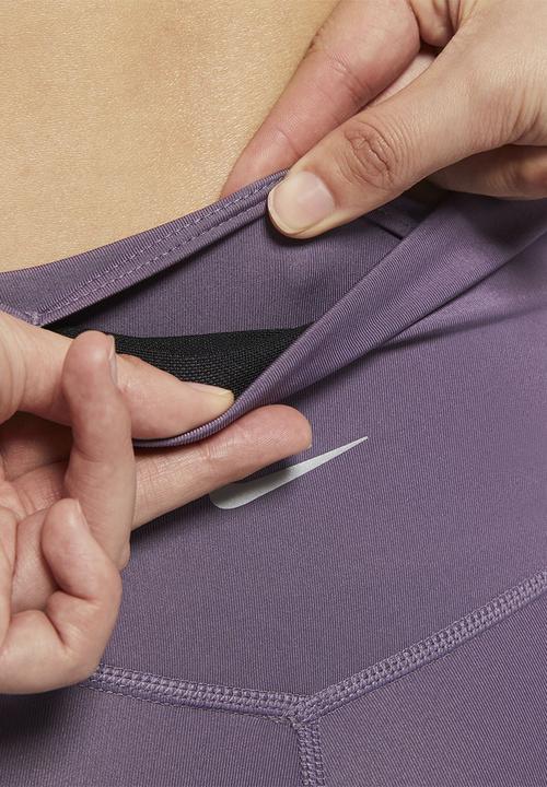 Nike - Nike df swsh run 7/8 tight - purple