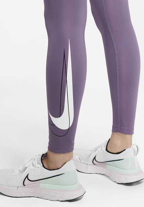 Nike - Nike df swsh run 7/8 tight - purple