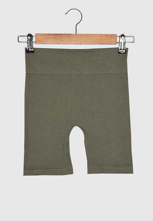 Trendyol - Knitted bermuda shorts - khaki