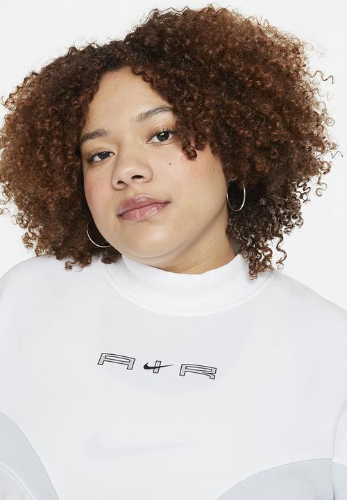 Nike - W nsw air flc mock ls top - white