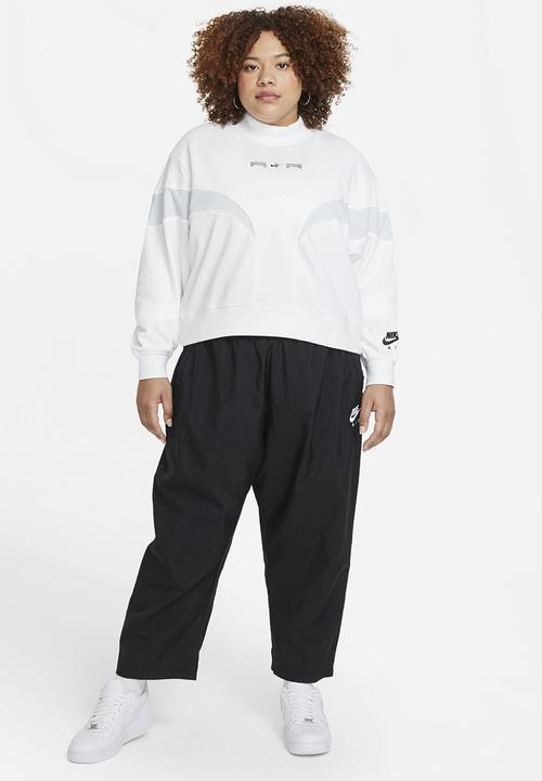Nike - W nsw air flc mock ls top - white