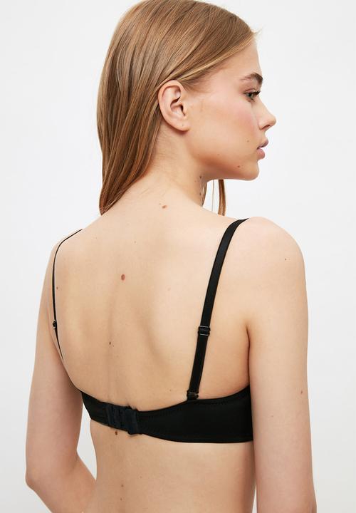 Trendyol - Push up strapless bra - black