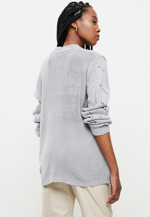 dailyfriday - Balloon sleeve jumper - grey