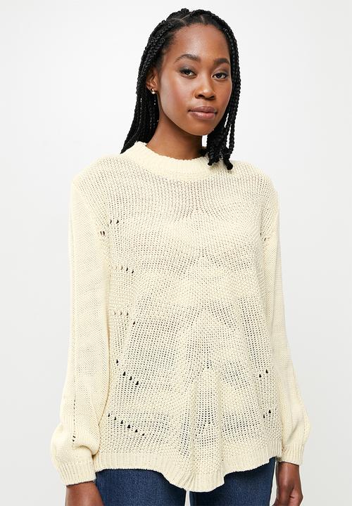dailyfriday - Balloon sleeve jumper - ecru