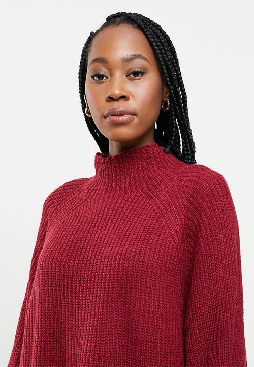 dailyfriday - Longline jersey - red