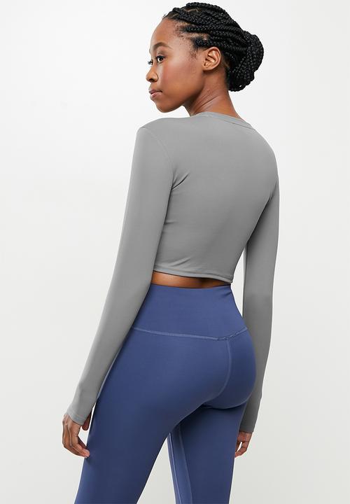 dailyfriday - Long sleeve yoga top - grey
