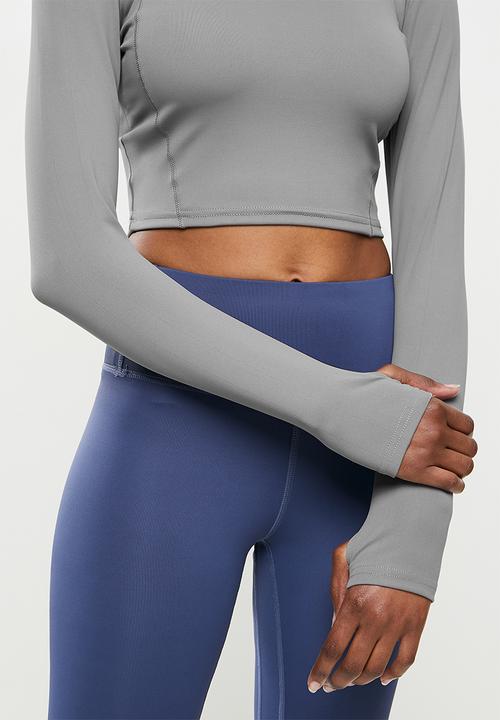 dailyfriday - Long sleeve yoga top - grey