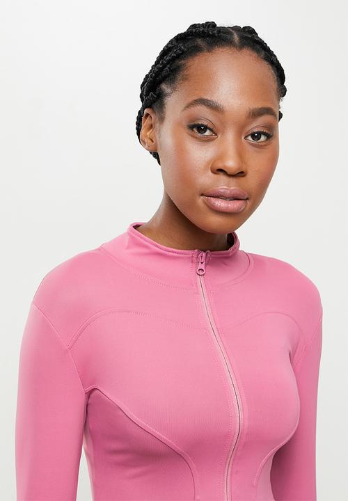 dailyfriday - Zip up yoga top - dusty pink