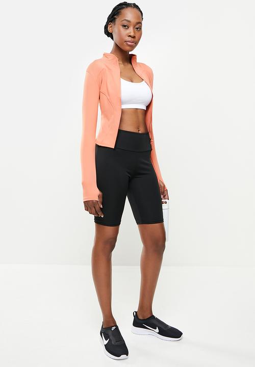 dailyfriday - Zip up yoga top - peach