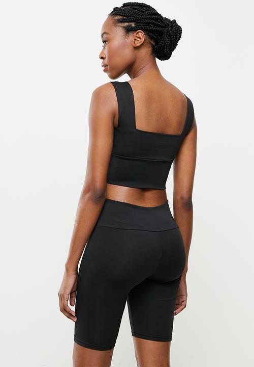 dailyfriday - Yoga crop top - black
