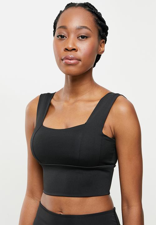 dailyfriday - Yoga crop top - black