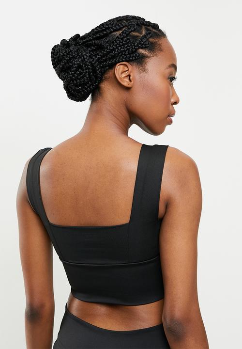 dailyfriday - Yoga crop top - black
