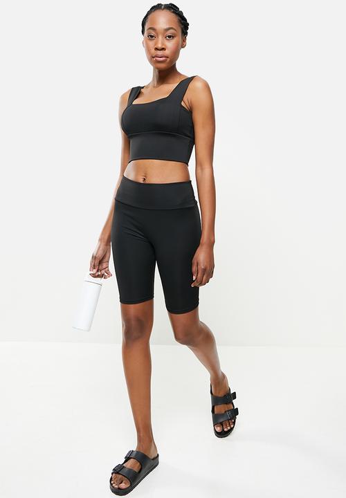 dailyfriday - Yoga crop top - black