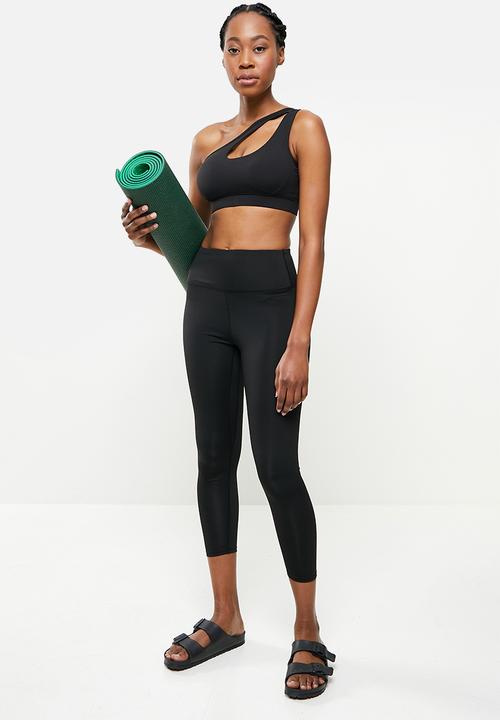 dailyfriday - Cut out yoga top - black