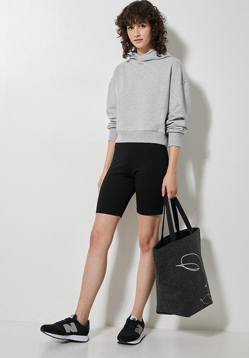 Superbalist - Crop hoodie - light grey melange