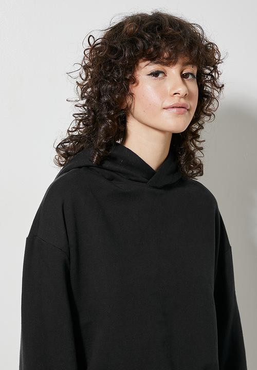 Superbalist - Crop hoodie - black