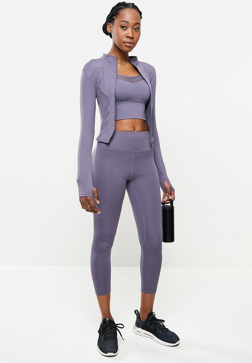 dailyfriday - Zip up yoga top - purple