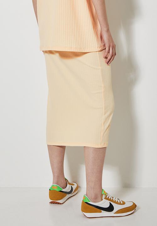 Superbalist - Rib bodycon skirt - neutral