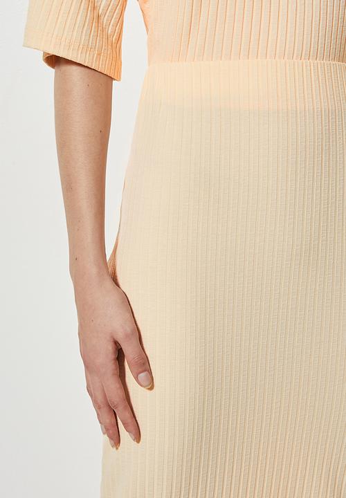 Superbalist - Rib bodycon skirt - neutral