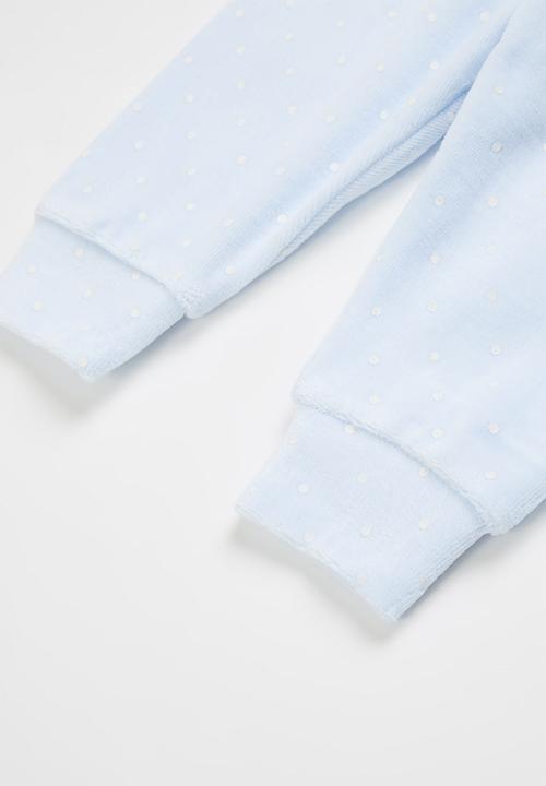 Pop Candy - Girls polka dot sweatpants - light blue
