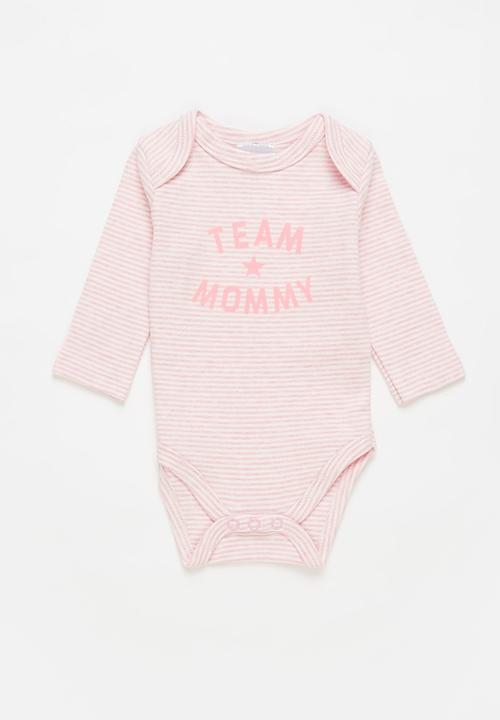 Pop Candy - Baby girls 3 pack babygrows - pink