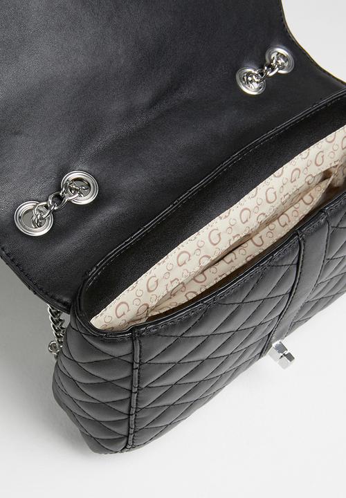 GUESS - Ravenell crossbody flap - black