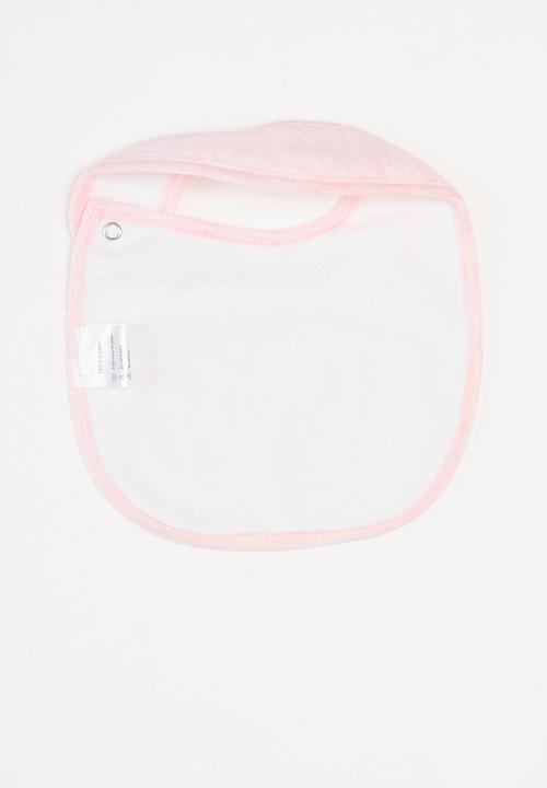 Pop Candy - Girls 2 pack bear bibs - pink