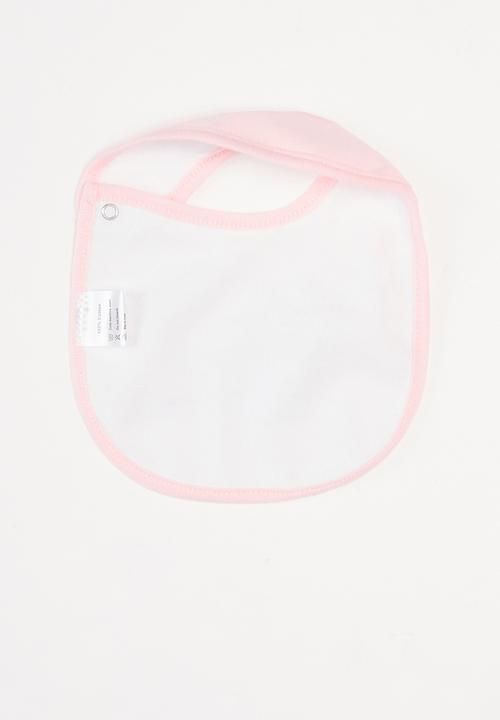 Pop Candy - Girls 2 pack bunny bibs - pink