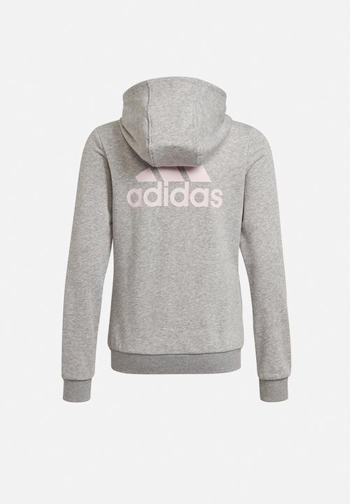 adidas Performance - G bl fz - medium grey heather/clear pink