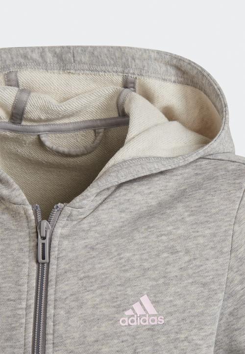 adidas Performance - G bl fz - medium grey heather/clear pink