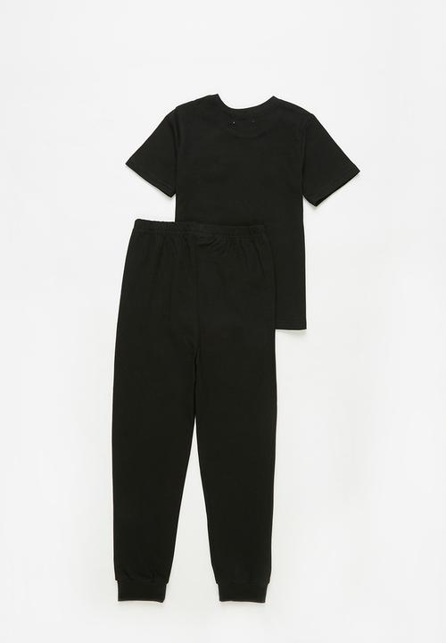 Superbalist Kids - Nasa top & pants pj - black 