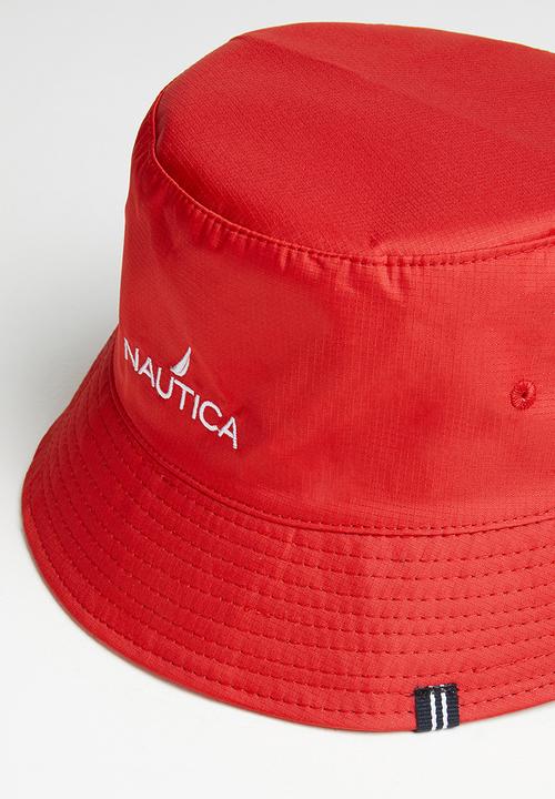Nautica - J class bucket hat - red