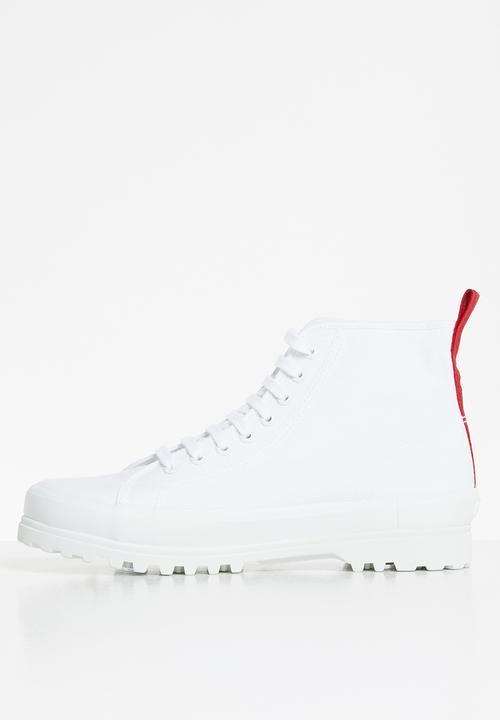 SUPERGA - 2341 tape alpina tape boot - aeu - white / red
