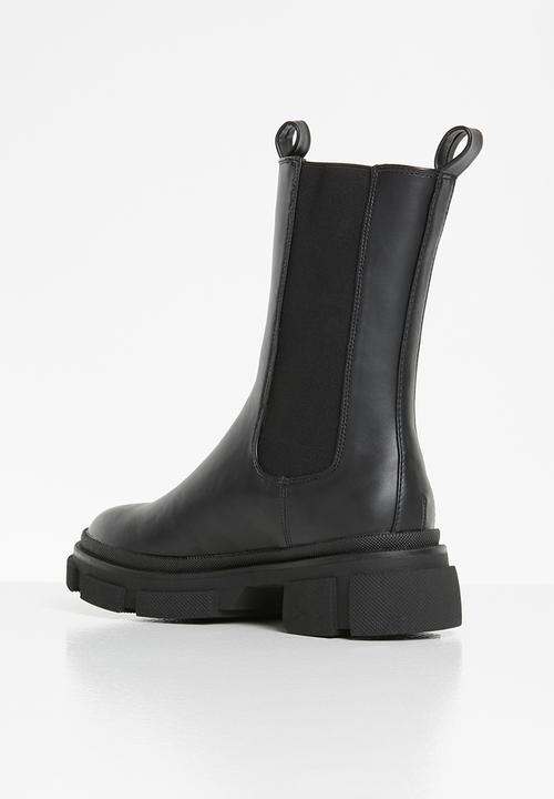 Missguided - Chunky pull on ankle boots - black
