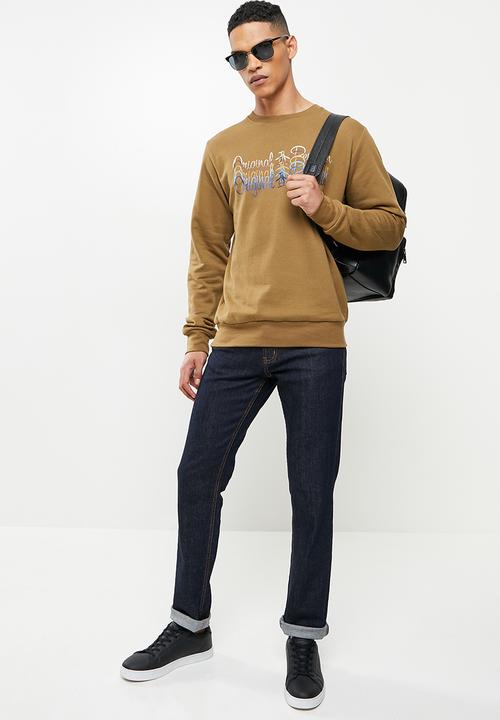 Original Penguin - Multi script sweat - brown