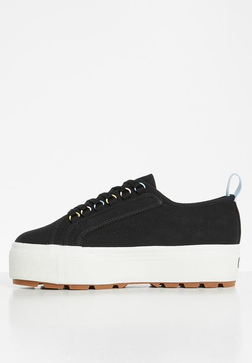 SUPERGA - 2790 tank colourful platform tank colour - a3o black multi