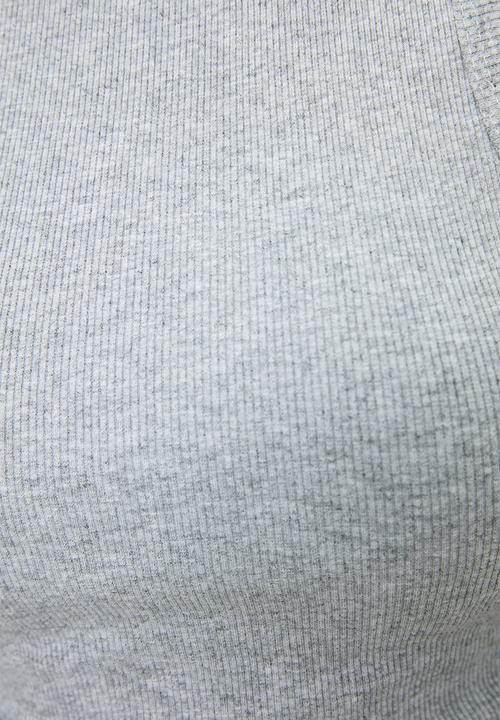 Trendyol - Ribbed super crop knitted singlet  - grey