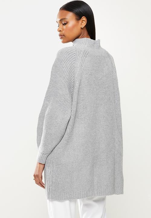 dailyfriday - Longline jersey - grey