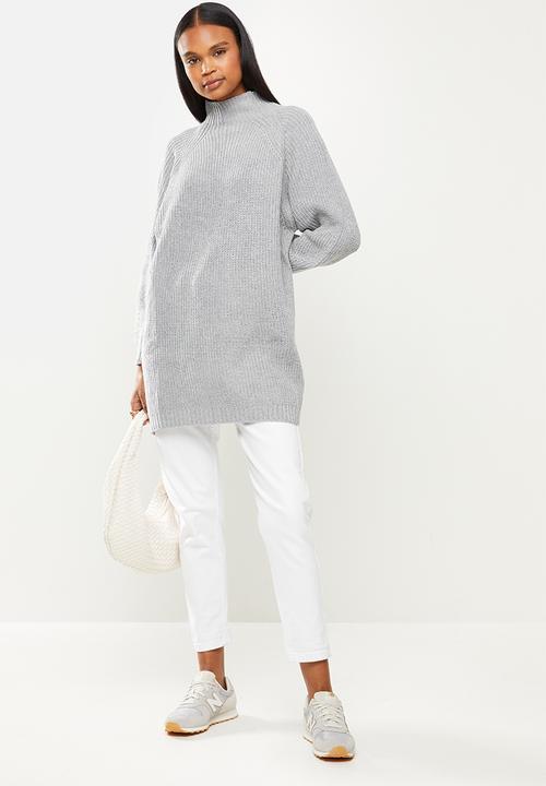 dailyfriday - Longline jersey - grey